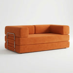 Canapé compressé modulable orange