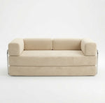 Canapé compressé modulable beige