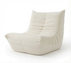 Fauteuil Lounge Compressé Blanc 1 Place