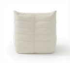 Fauteuil Lounge Compressé Blanc 1 Place vue de derrière