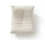Fauteuil Lounge Compressé Blanc 1 Place vue de haut