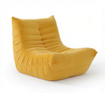 Fauteuil Lounge Compressé Jaune 1 Place vue de 3/4