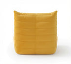 Fauteuil Lounge Compressé Jaune 1 Place vue de derrière