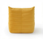 Fauteuil Lounge Compressé Jaune 1 Place vue de derrière
