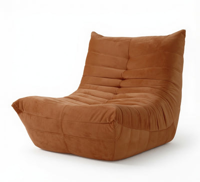 Néo - Fauteuil Lounge Compressé Marron 1 Place