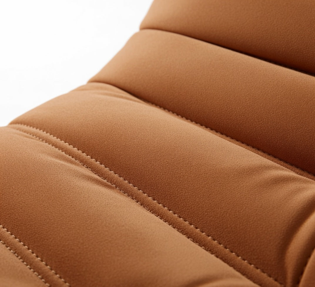 Fauteuil Lounge Compressé Marron 1 Place vue de près