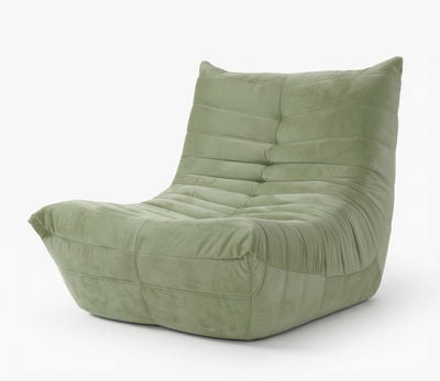 Néo - Fauteuil Lounge Compressé Vert Kaki Clair 1 Place