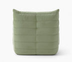 Fauteuil Lounge Compressé Vert Kaki Clair 1 Place vue de derrière