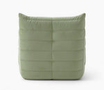 Fauteuil Lounge Compressé Vert Kaki Clair 1 Place vue de derrière