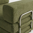 Oslo - Canapé Compressé Modulable 2 places Vert Olive Flexi Canap