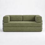 Oslo - Canapé Compressé Modulable 2 places Vert Olive Flexi Canap